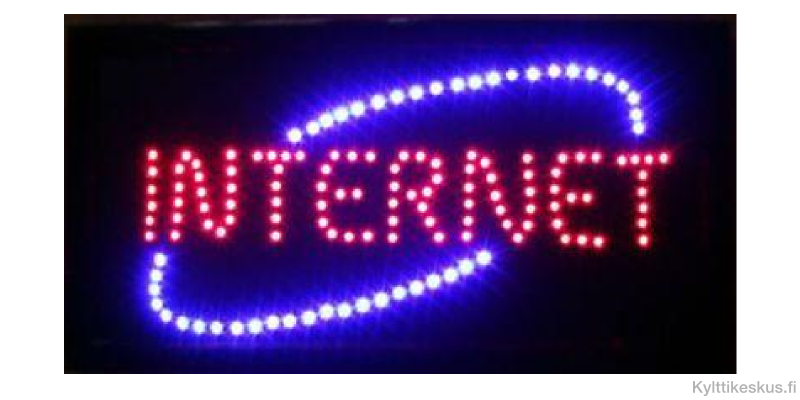 Led sign "INTERNET"
