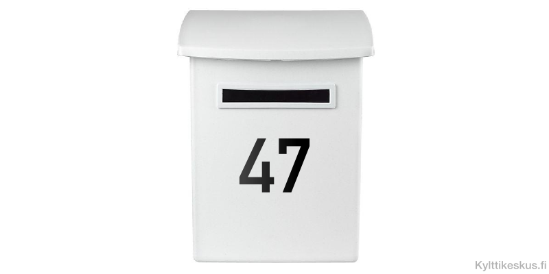 Mailbox number label